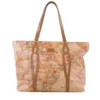 Shopping Bag Donna 1A Classe Alviero Martini linea Soft Petals in Tessuto Soft Geo Classic e Cuoio LE53
