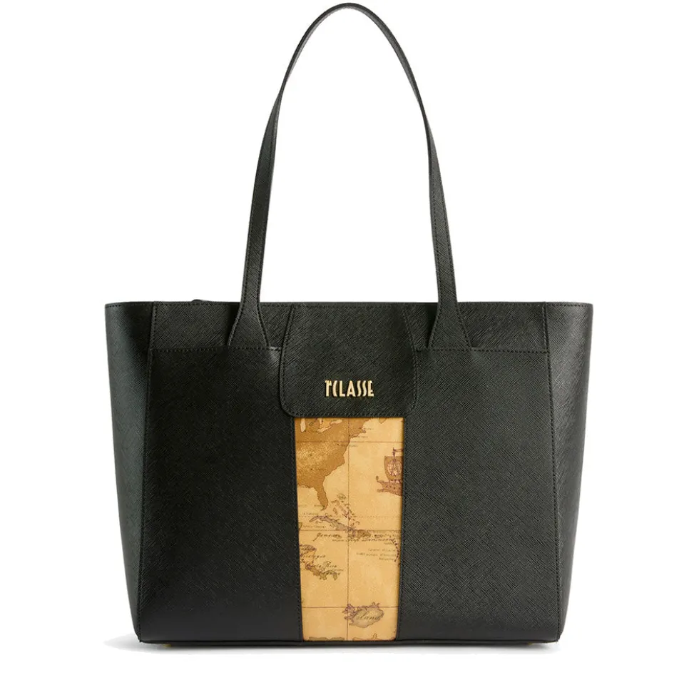 Shopping Bag Donna 1A Classe Alviero Martini linea Bloom City Nero LD27