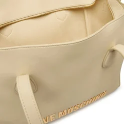 Shopping Bag Donna con Pochette LOVE MOSCHINO linea Bold Bag Avorio