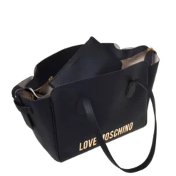 Shopping Bag Donna con Pochette LOVE MOSCHINO linea Bold Bag colore Nero