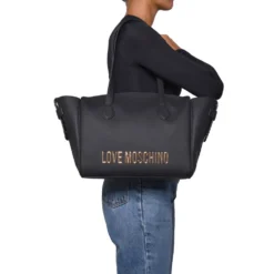 Shopping Bag Donna con Pochette LOVE MOSCHINO linea Bold Bag colore Nero