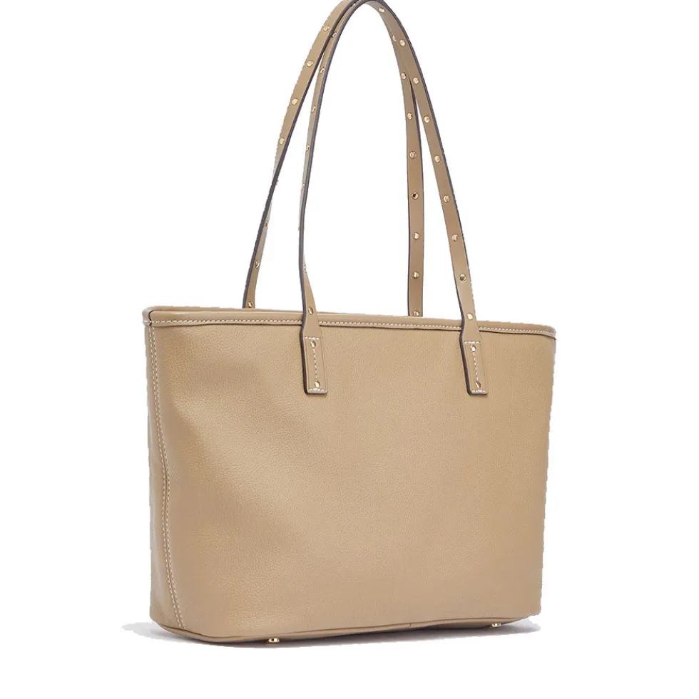 Shopping Bag Donna LIU JO Better effetto Bottalato color Fango