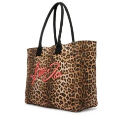 Shopping Bag Donna LIU JO in Tessuto stampa Animalier