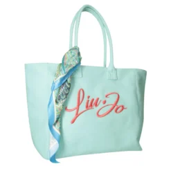 Shopping Bag Donna LIU JO in Tessuto Turchese