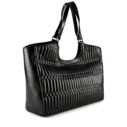 Shopping Bag Donna LOVE MOSCHINO linea Bubby Love in Ecopelle Nera