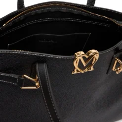 Shopping Bag Donna LOVE MOSCHINO linea Soft Sculpt Nera