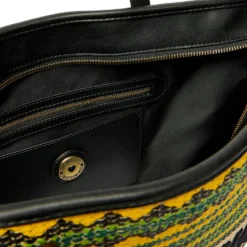 Shopping Bag Donna LOVE MOSCHINO a Righe Nero Multicolor