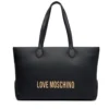 Shopping Bag Donna LOVE MOSCHINO Nera con Maxi Logo