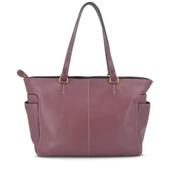 Shopping Bag Donna THE BRIDGE linea Letizia in Pelle Viola Orchidea