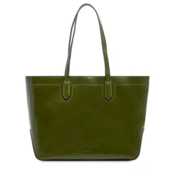 Shopping Bag Donna THE BRIDGE linea Larissa in Pelle Verde Maggiorana