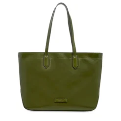 Shopping Bag Donna THE BRIDGE linea Larissa in Pelle Verde Maggiorana