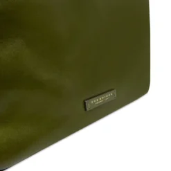 Shopping Bag Donna THE BRIDGE linea Larissa in Pelle Verde Maggiorana