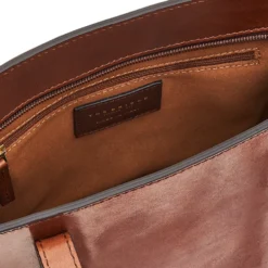 Shopping Bag Donna THE BRIDGE linea Vittoria in Pelle Marrone