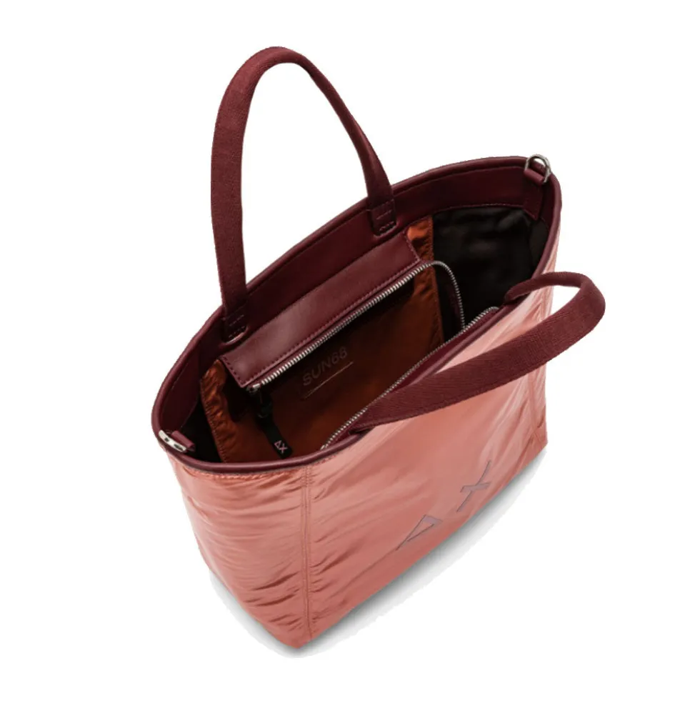 Shopping Bag Small SUN68 linea Jacqueline Laminated Rosa
