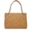 Shopping Bag Trapuntata LOVE MOSCHINO linea Quilted Beige