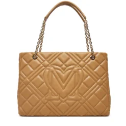 Shopping Bag Trapuntata LOVE MOSCHINO linea Quilted Beige