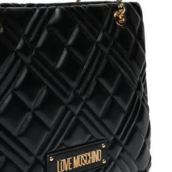 Shopping Bag Trapuntata LOVE MOSCHINO linea Quilted colore Nero