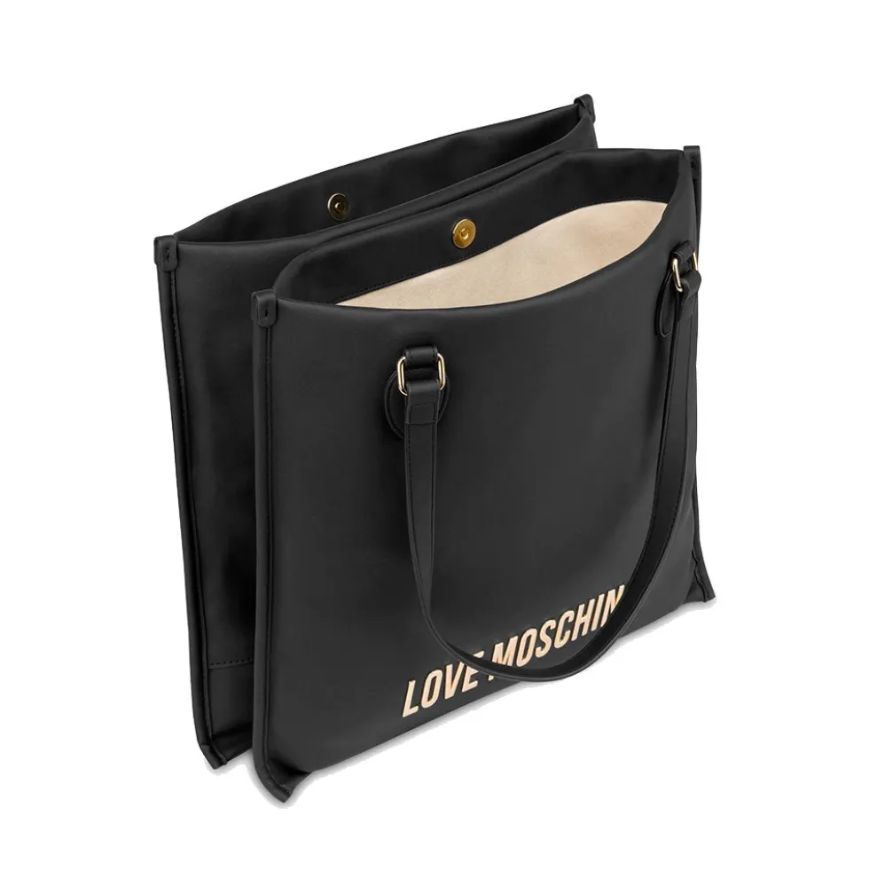 Shopping Bag Verticale LOVE MOSCHINO linea Bold Bag colore Nero