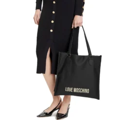 Shopping Bag Verticale LOVE MOSCHINO linea Bold Bag colore Nero