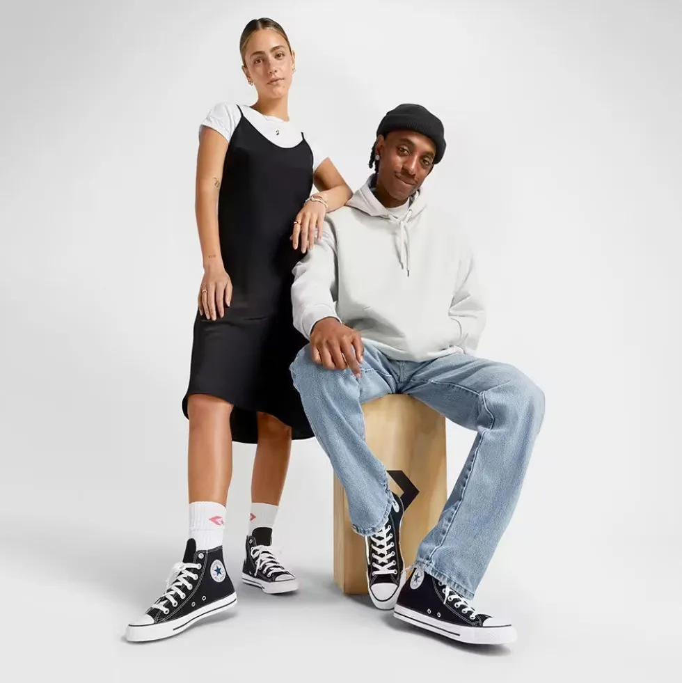 Sneakers Alte CONVERSE Chuck Taylor All Star in Canvas Nera