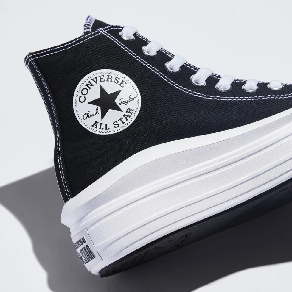 Sneakers Alte CONVERSE Chuck Taylor All Star Move in Canvas Nera