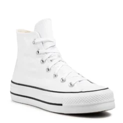 Sneakers Alte Platform CONVERSE Chuck Taylor All Star in Canvas Bianca