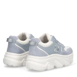 Sneakers Chuncky Donna LIU JO Steffy 01 in Pelle Azzurra