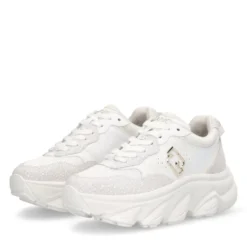 Sneakers Chuncky Donna LIU JO Steffy 01 in Pelle Bianca