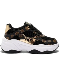 Sneakers Donna GUESS Colore Black - Brown Linea Harpaa