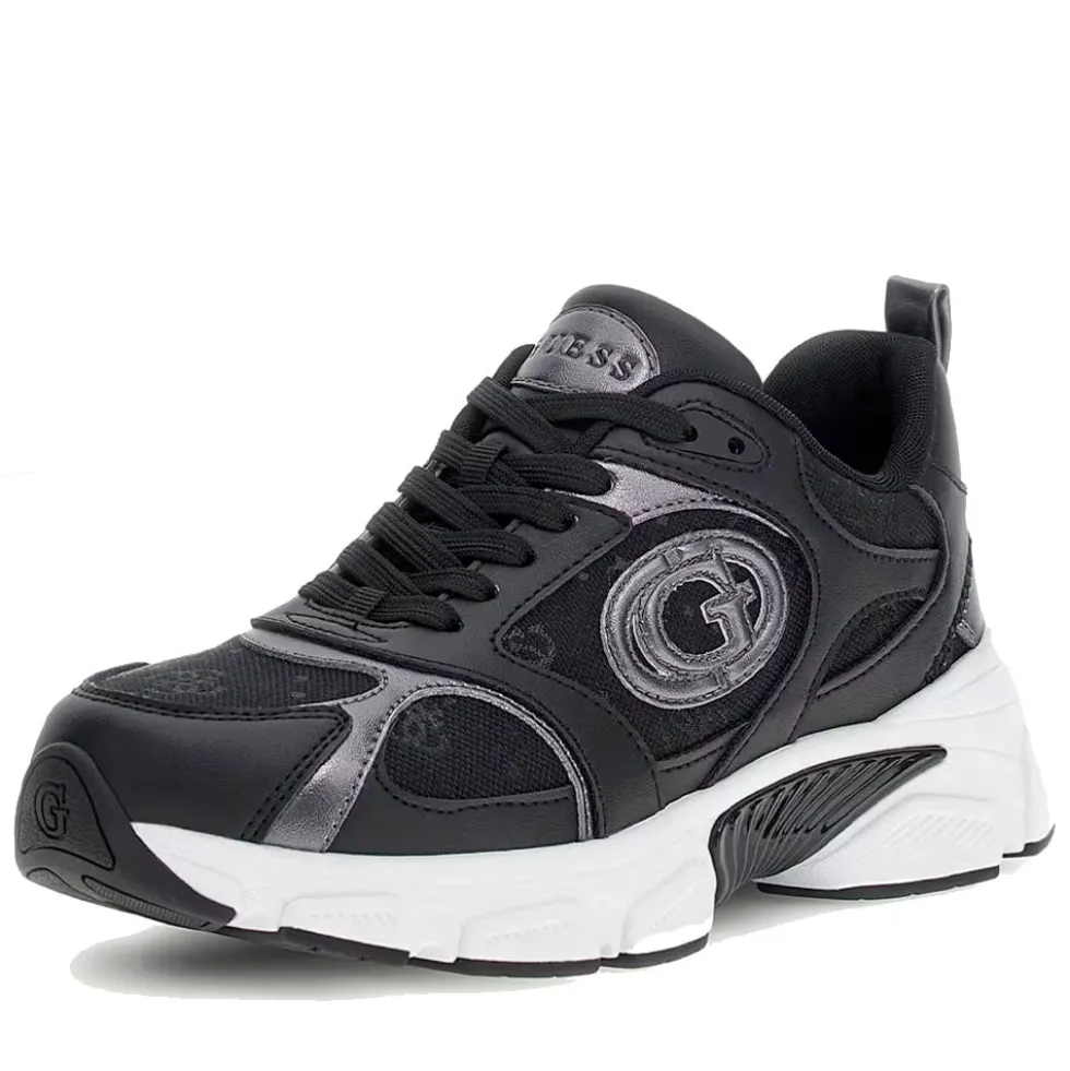 Sneakers Donna GUESS Colore Black - Pewter Linea Ibitha