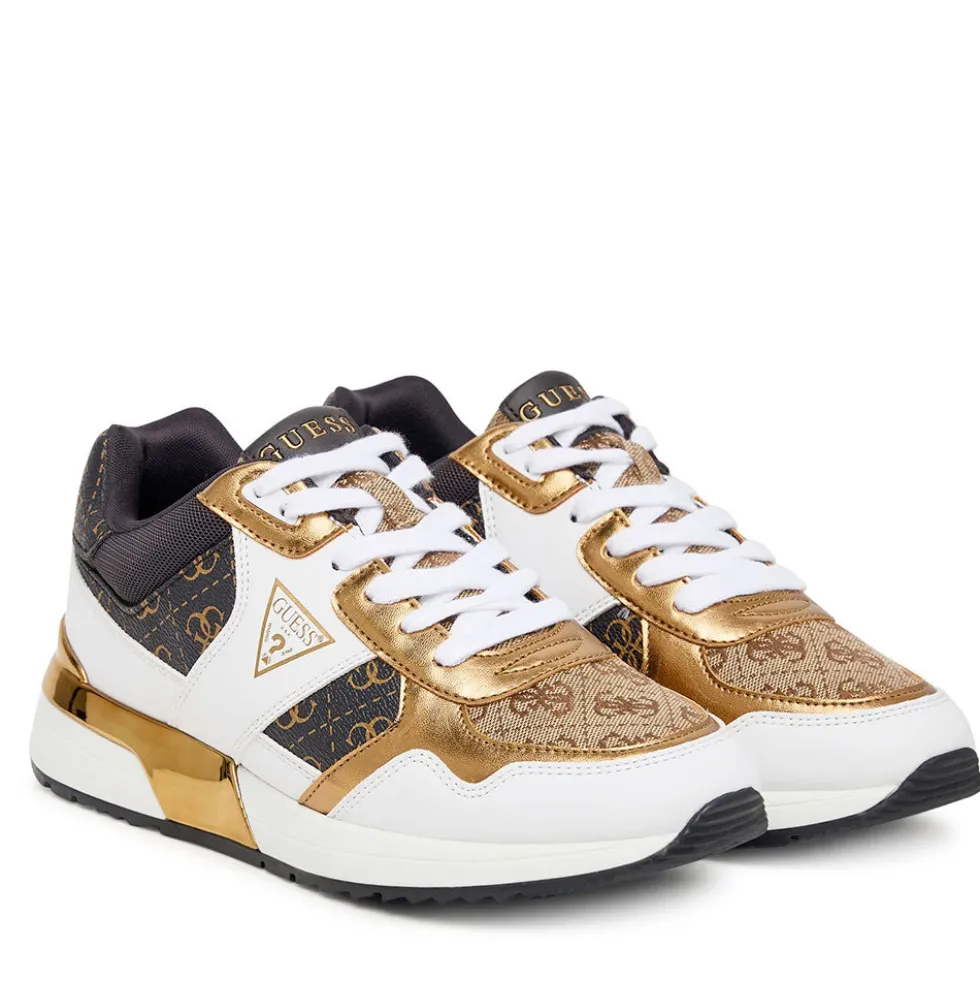 Sneakers Donna GUESS Colore Beige - Brown Linea Mickay