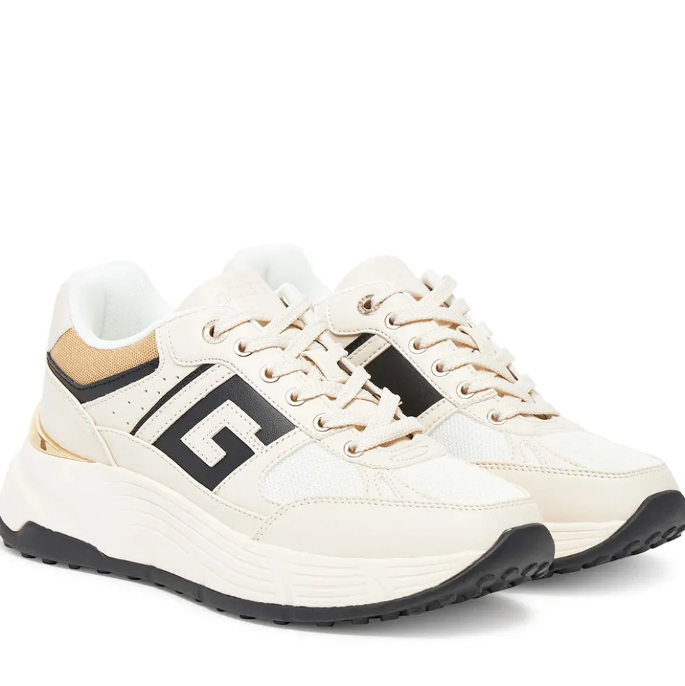 Sneakers Donna GUESS Colore Cream Linea Fonzi