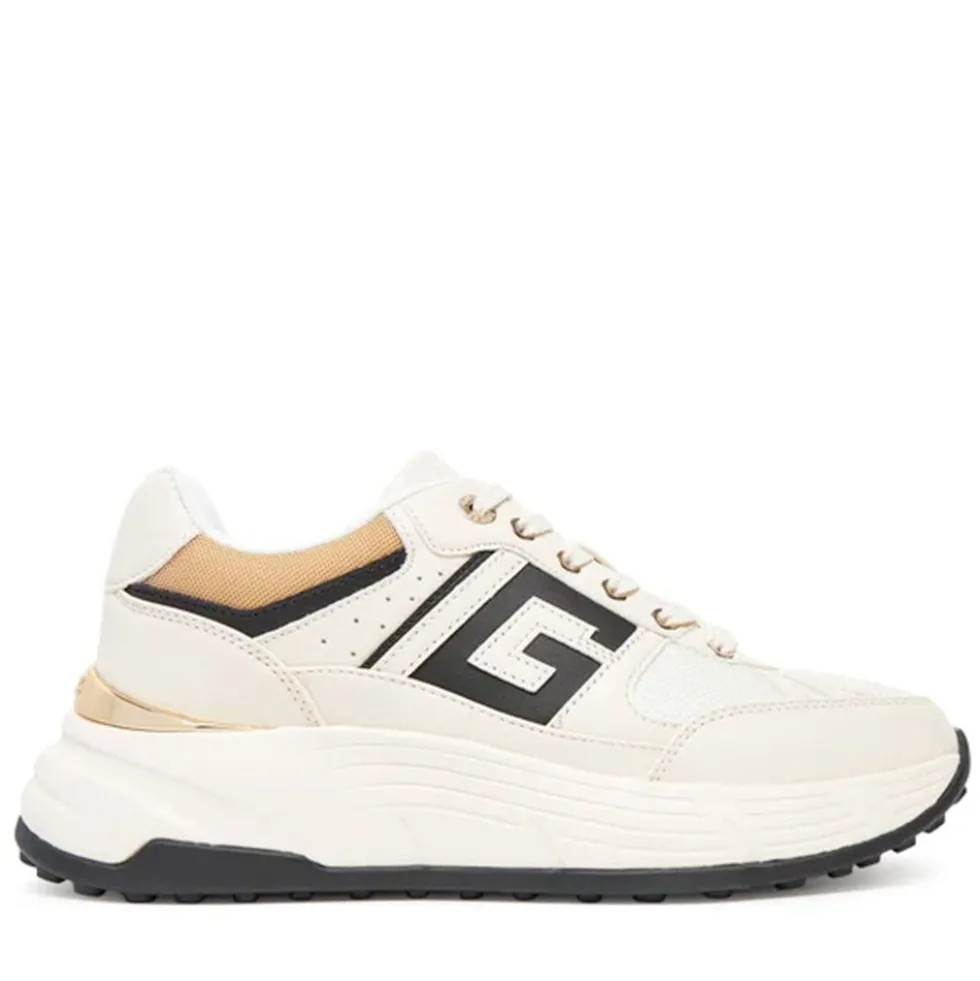 Sneakers Donna GUESS Colore Cream Linea Fonzi