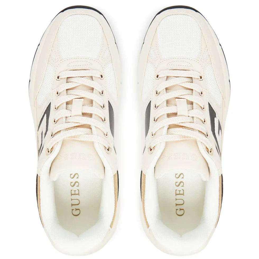 Sneakers Donna GUESS Colore Cream Linea Fonzi