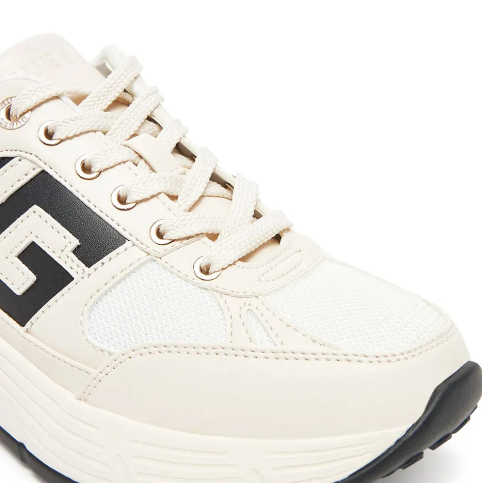 Sneakers Donna GUESS Colore Cream Linea Fonzi