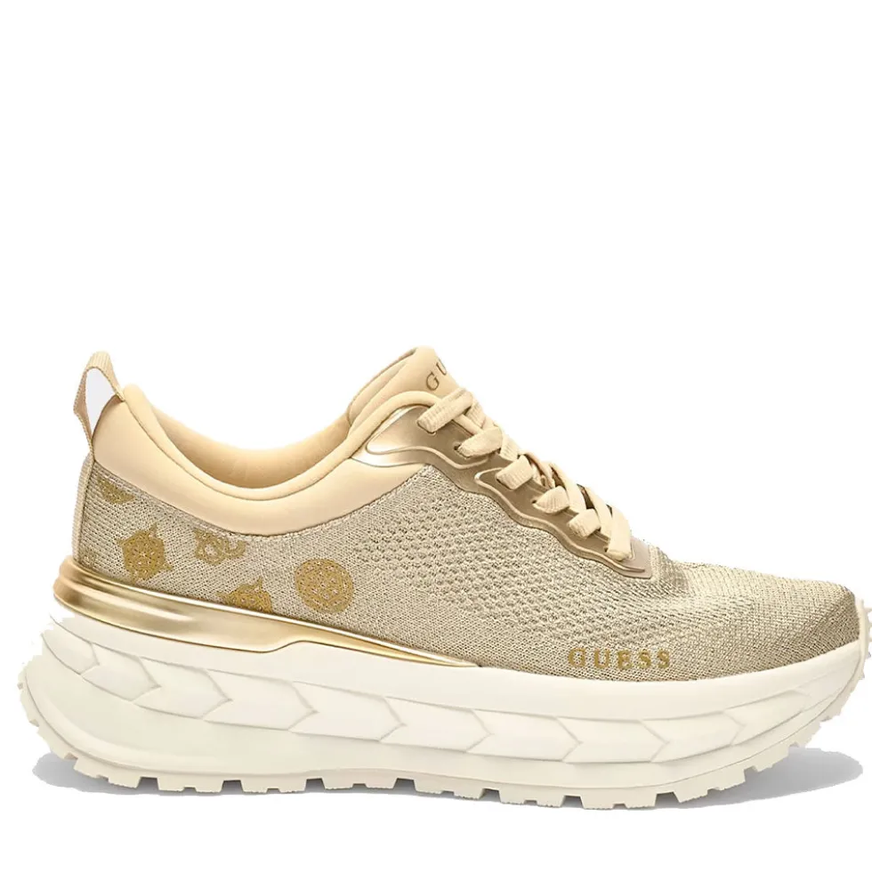 Sneakers Donna GUESS Colore Platino Linea Runit3