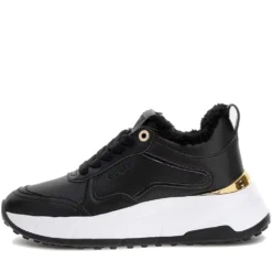 Sneakers Donna GUESS con Inserto in Pelliccia Colore Nero Linea Farrea