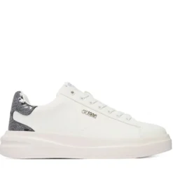 Sneakers Donna GUESS in Pelle Colore White - Silver Linea Elbina10