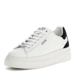 Sneakers Donna GUESS in Pelle Colore White - Black Linea Elbina