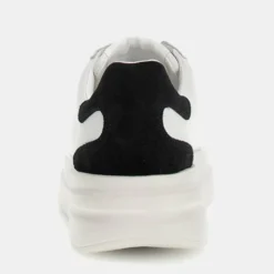 Sneakers Donna GUESS in Pelle Colore White - Black Linea Elbina