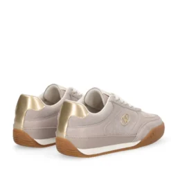 Sneakers Donna LIU JO Lewis 01 in Suede e Pelle Tortora
