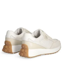 Sneakers Donna LIU JO Lolo 20 in Suede e Brighty Mesh Rope Milk