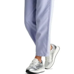 Sneakers Donna LIU JO Vibe 03 in Crackle Effetto Laminato Argento