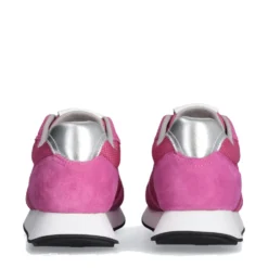 Sneakers Donna LIU JO Vibe 03 in Suede e Brighty Mesh Rosa