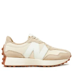 Sneakers Donna NEW BALANCE 327 in Tessuto Tecnico e Suede colore Beige