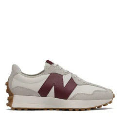 Sneakers Donna NEW BALANCE 327 in Suede e Tessuto Sintetico colore Moonbeam e Burgundy