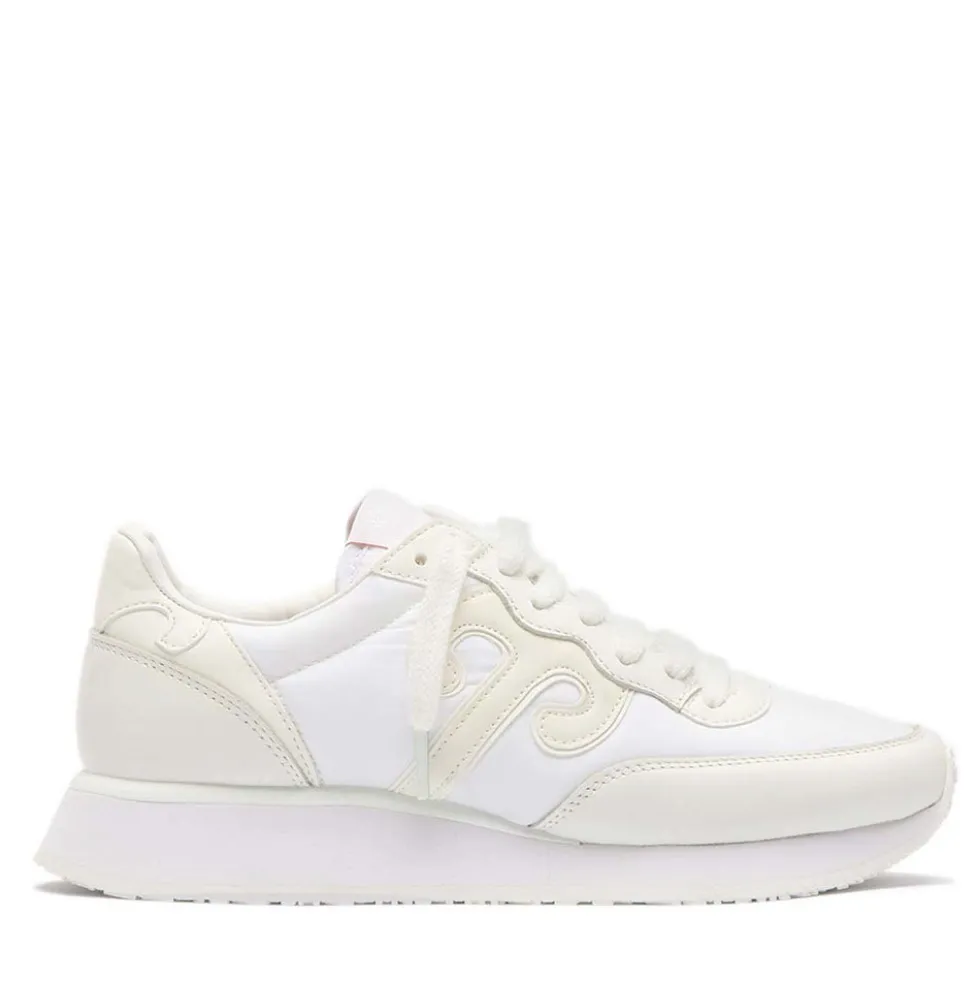 Sneakers Donna WUSHU RUYI Master 651 in Nylon e Suede Cloud Dancer