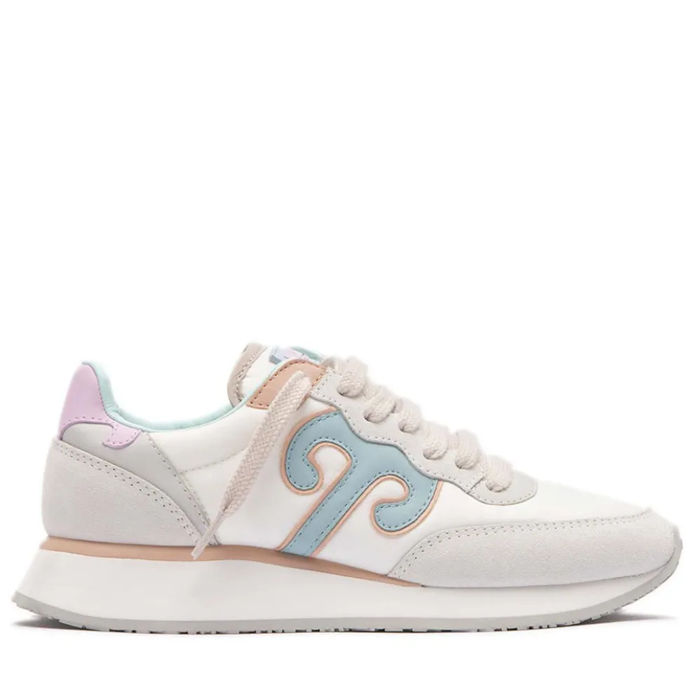 Sneakers Donna WUSHU RUYI Master 655 in Nylon e Suede Cloud Dancer Temple Gray e Fairview Early Hours