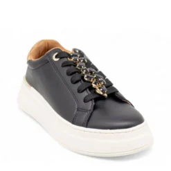 Sneakers Platform 1A Classe Alviero Martini Nere con Dettaglio Gioiello 2270