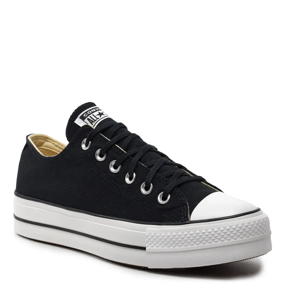 Sneakers Platform CONVERSE Chuck Taylor All Star in Canvas Nera